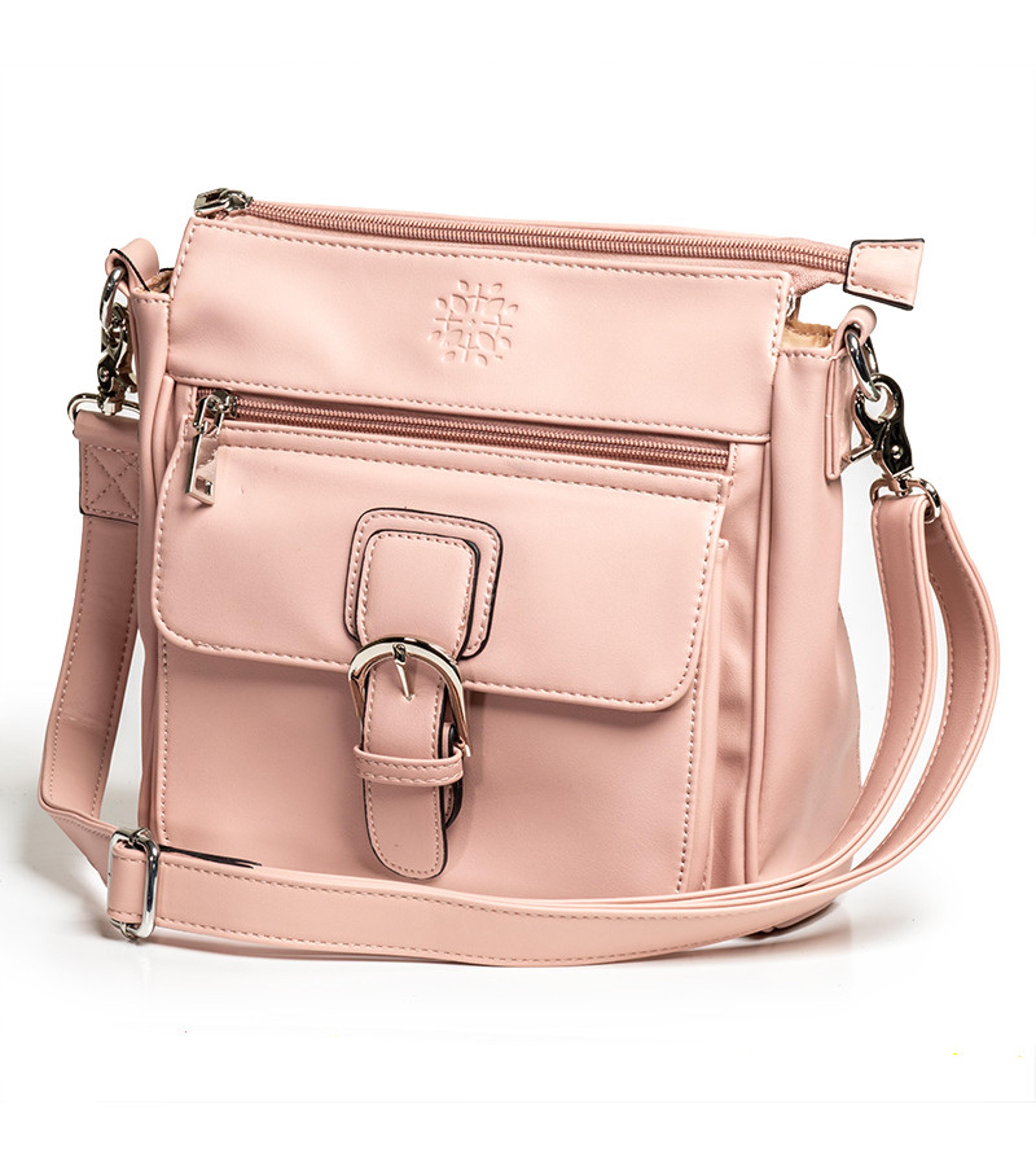 Bags | Handbags With Studdeds And Crossbody Strap With Wallet Set 2pcs Pink  | Poshmark